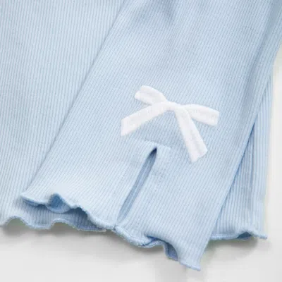 Abercrombie & Fitch Long-sleeve Bow Tee In Blue