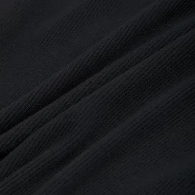 Abercrombie & Fitch Ypb Long-sleeve Rib Top In Black