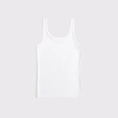 Abercrombie & Fitch Slim Essential Tank In White