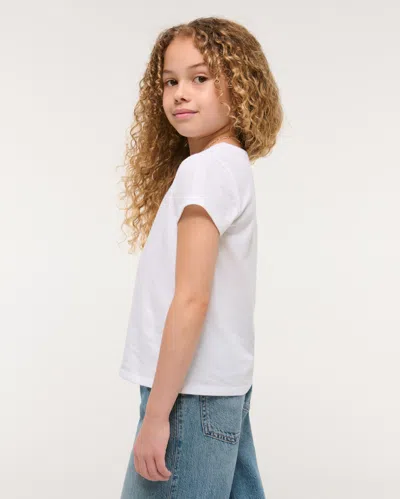 Abercrombie & Fitch Essential Classic Tee In White