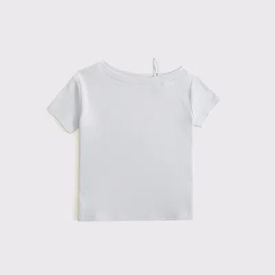 Abercrombie & Fitch Off-the-shoulder Legging-friendly Top In Gray