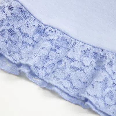 Abercrombie & Fitch Lace-trim Babydoll Tee In Pink