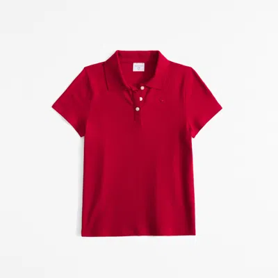 Abercrombie & Fitch Icon Polo In Red