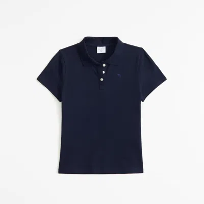 Abercrombie & Fitch Icon Polo In Blue