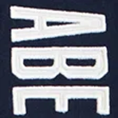 Abercrombie & Fitch Logo Baggy Open-hem Sweatpants In Blue