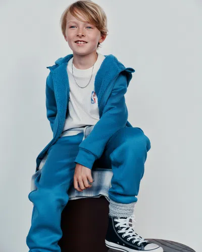 Abercrombie & Fitch Ypb Textured Utility Joggers In Blue