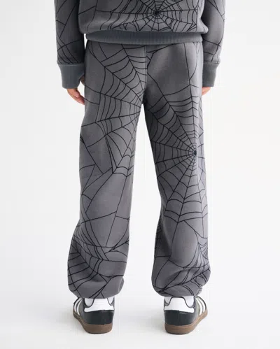 Abercrombie & Fitch Spooky Glow-in-the-dark Sweatpants In Gray