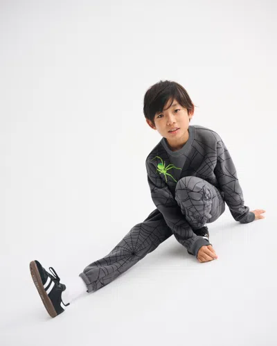 Abercrombie & Fitch Spooky Glow-in-the-dark Sweatpants In Gray