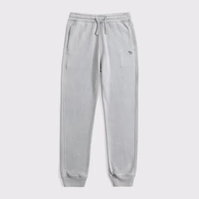 Abercrombie & Fitch Essential Icon Joggers In Gray