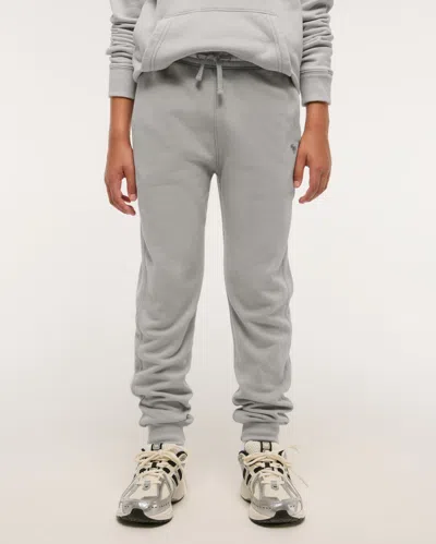 Abercrombie & Fitch Essential Icon Joggers In Gray