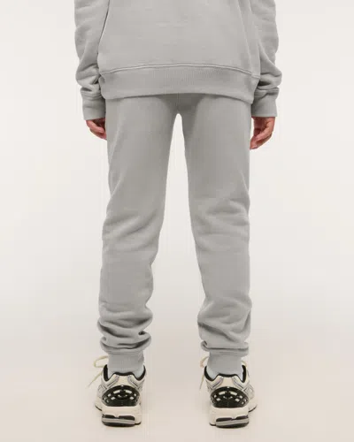 Abercrombie & Fitch Essential Icon Joggers In Gray