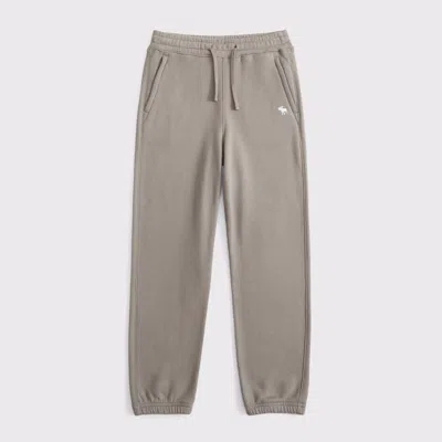 Abercrombie & Fitch Essential Icon Zip Pocket Sweatpants In Gray
