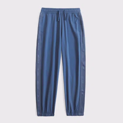 Abercrombie & Fitch Ypb Logo Tape Sweatpants In Blue