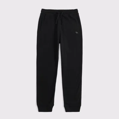 Abercrombie & Fitch Essential Icon Joggers In Black