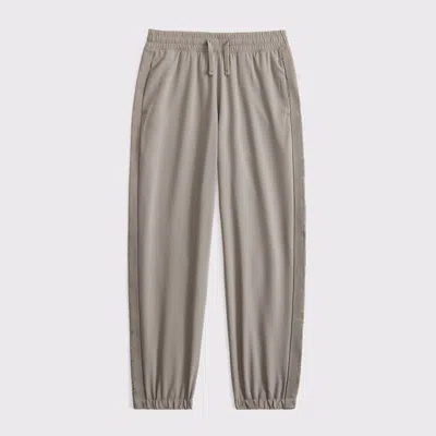 Abercrombie & Fitch Ypb Logo Tape Sweatpants In Gray