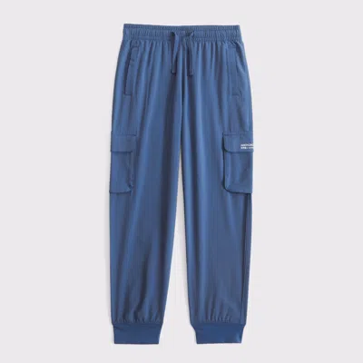 Abercrombie & Fitch Ypb Cargo Joggers In Blue
