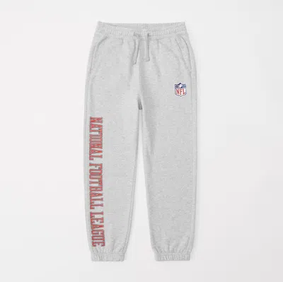 Abercrombie & Fitch Nfl Graphic Easy-fit Sweatpants In Gray