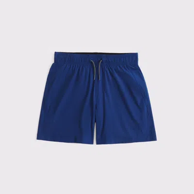 Abercrombie & Fitch Ypb Swim Trunks In Blue