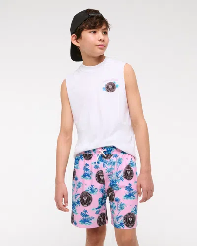 Abercrombie & Fitch Inter Miami Cf Swim Trunks In Multi