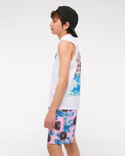 Abercrombie & Fitch Inter Miami Cf Swim Trunks In Multi