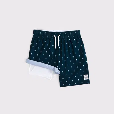 Abercrombie & Fitch Swim Trunks In Blue
