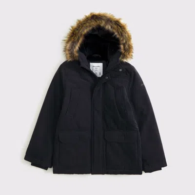 Abercrombie & Fitch A&f Ultra Parka In Black
