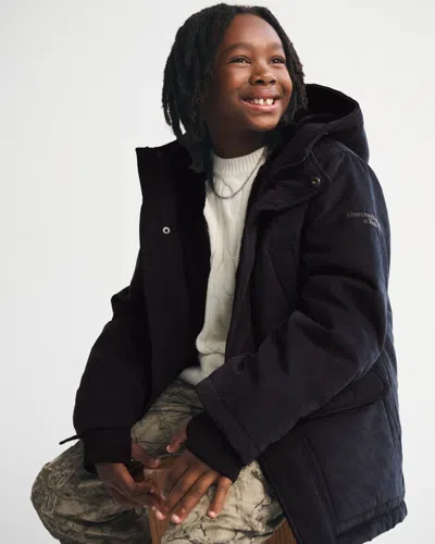 Abercrombie & Fitch A&f Ultra Parka In Black