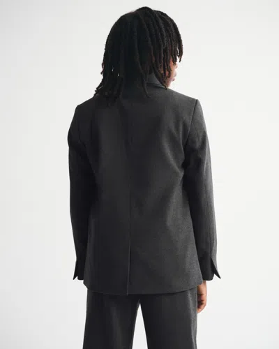 Abercrombie & Fitch Blazer In Gray