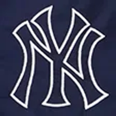 Abercrombie & Fitch New York Yankees Hooded Bomber Jacket In Blue