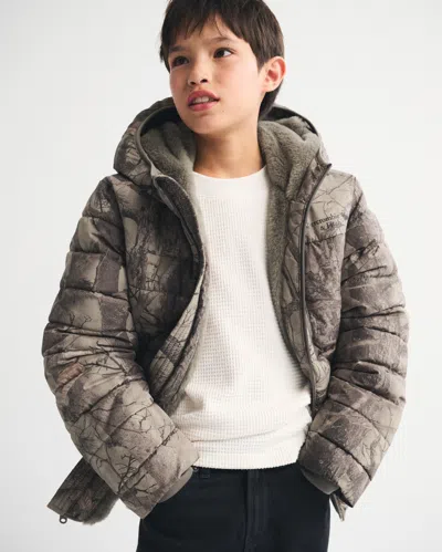 Abercrombie & Fitch Cozy Performance Puffer In Black