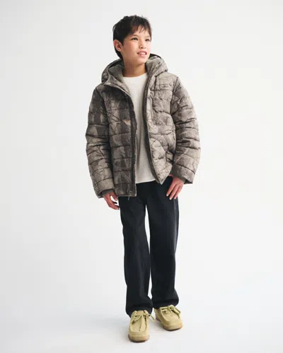 Abercrombie & Fitch Cozy Performance Puffer In Black