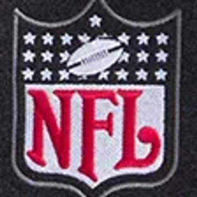 Abercrombie & Fitch Nfl Winterized Hooded Bomber Jacket In Black