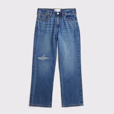 Abercrombie & Fitch Loose Jeans In Blue