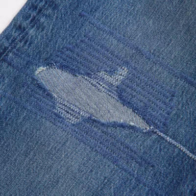 Abercrombie & Fitch Loose Jeans In Blue