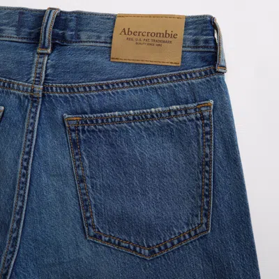 Abercrombie & Fitch Loose Jeans In Blue