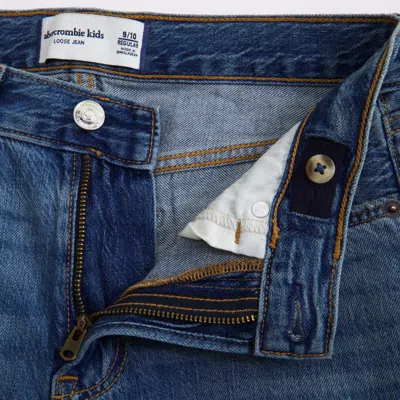 Abercrombie & Fitch Loose Jeans In Blue