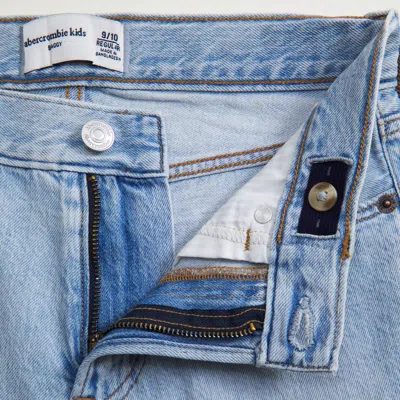 Abercrombie & Fitch Lightweight Baggy Jeans In Brown