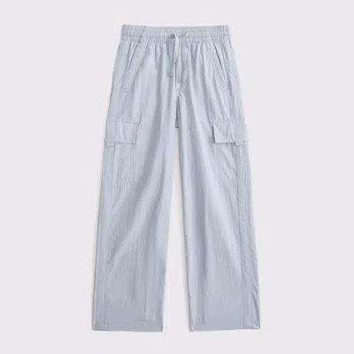 Abercrombie & Fitch Nylon Track Pants In Neutral