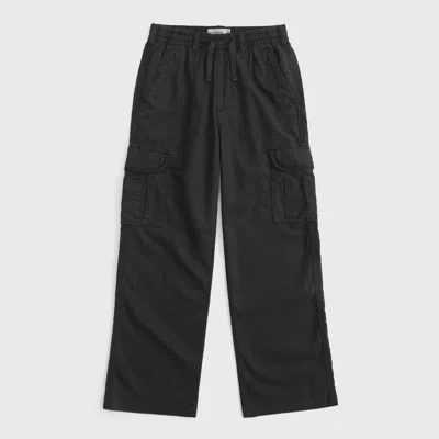Abercrombie & Fitch Baggy Cargo Pants In Gray