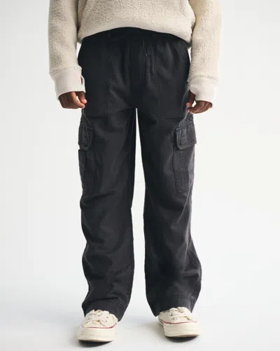 Abercrombie & Fitch Baggy Cargo Pants In Gray
