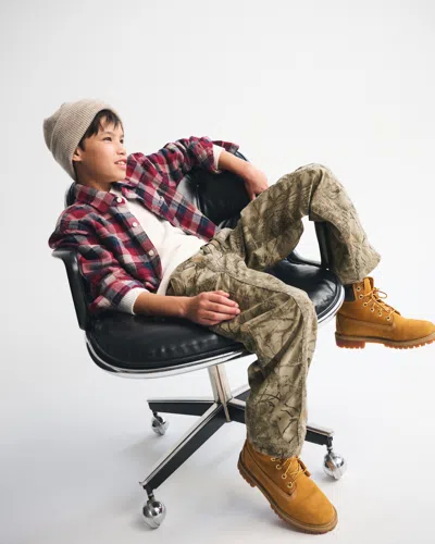 Abercrombie & Fitch Brushed Nylon Baggy Pull-on Pants In Multi