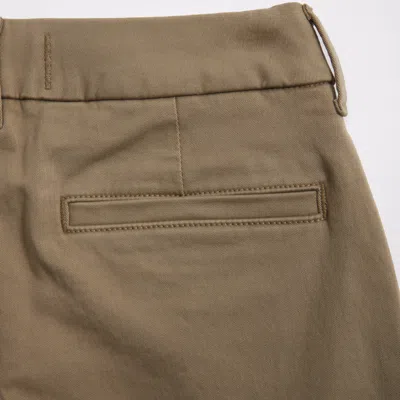 Abercrombie & Fitch Straight Twill Chinos In Brown