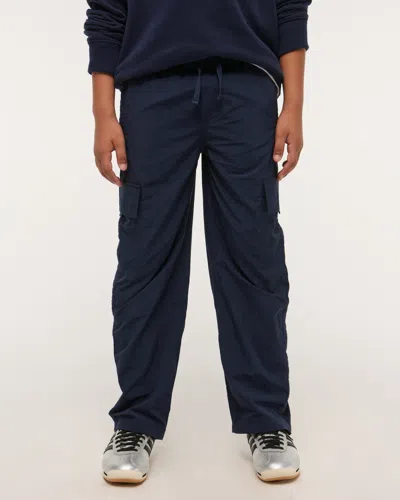 Abercrombie & Fitch Nylon Track Pants In Blue