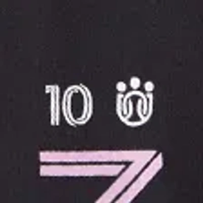 Abercrombie & Fitch Lionel Messi Graphic Shorts In Black