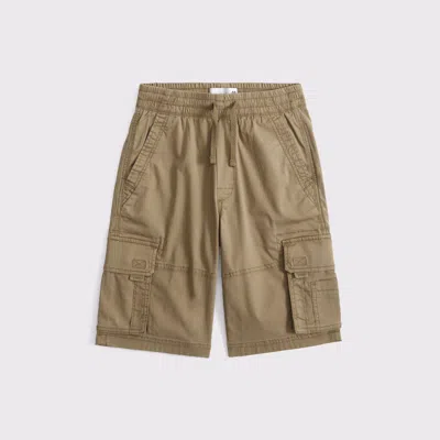 Abercrombie & Fitch Cargo Shorts In Brown