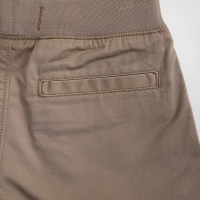 Abercrombie & Fitch Knit Rib Twill Shorts In Brown