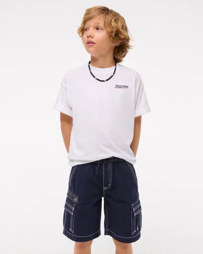 Abercrombie & Fitch Cargo Shorts In Blue