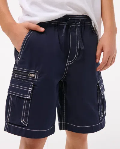 Abercrombie & Fitch Cargo Shorts In Blue