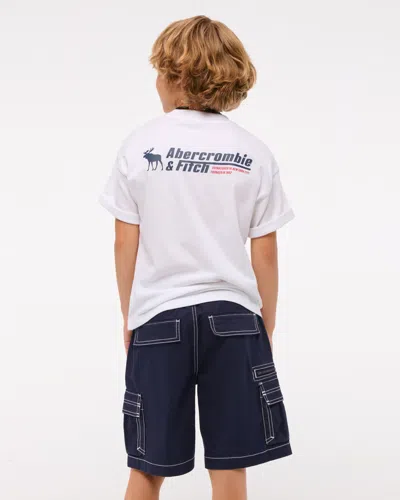 Abercrombie & Fitch Cargo Shorts In Blue