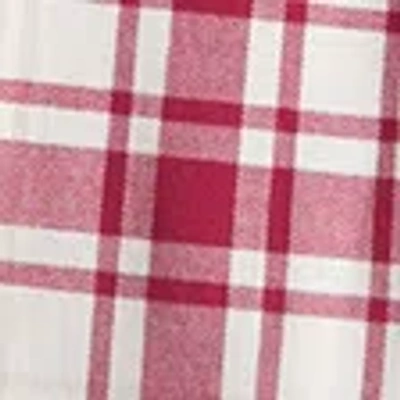 Abercrombie & Fitch Plaid Cargo Shorts In Pink